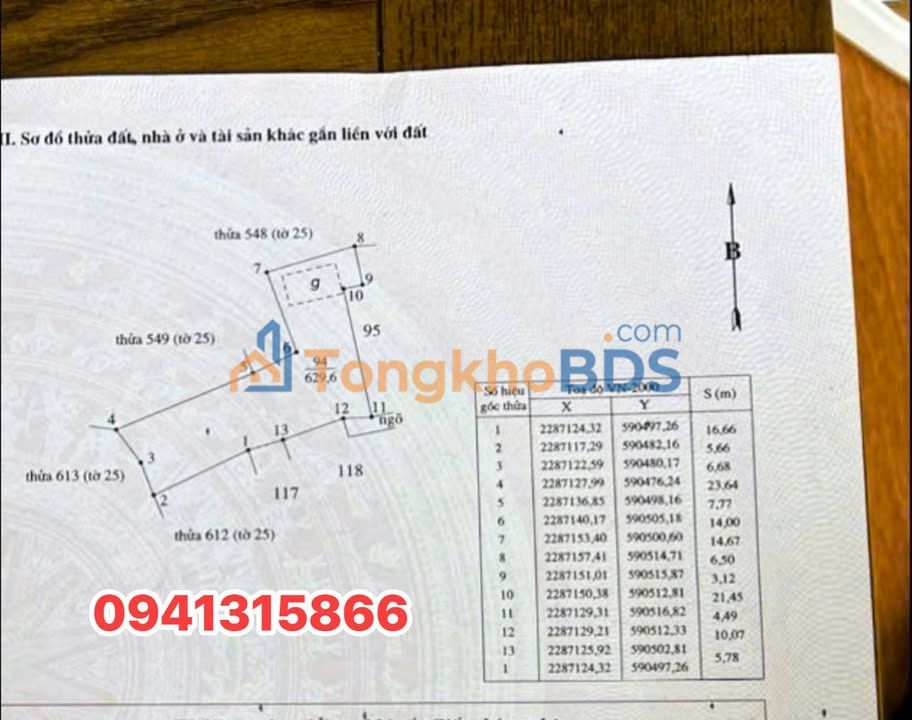 Đất Nền Tu Lễ Hoài Đức - 600m² - Hơn 10 Triệu/m² - Sổ Đỏ Sẵn Sàng