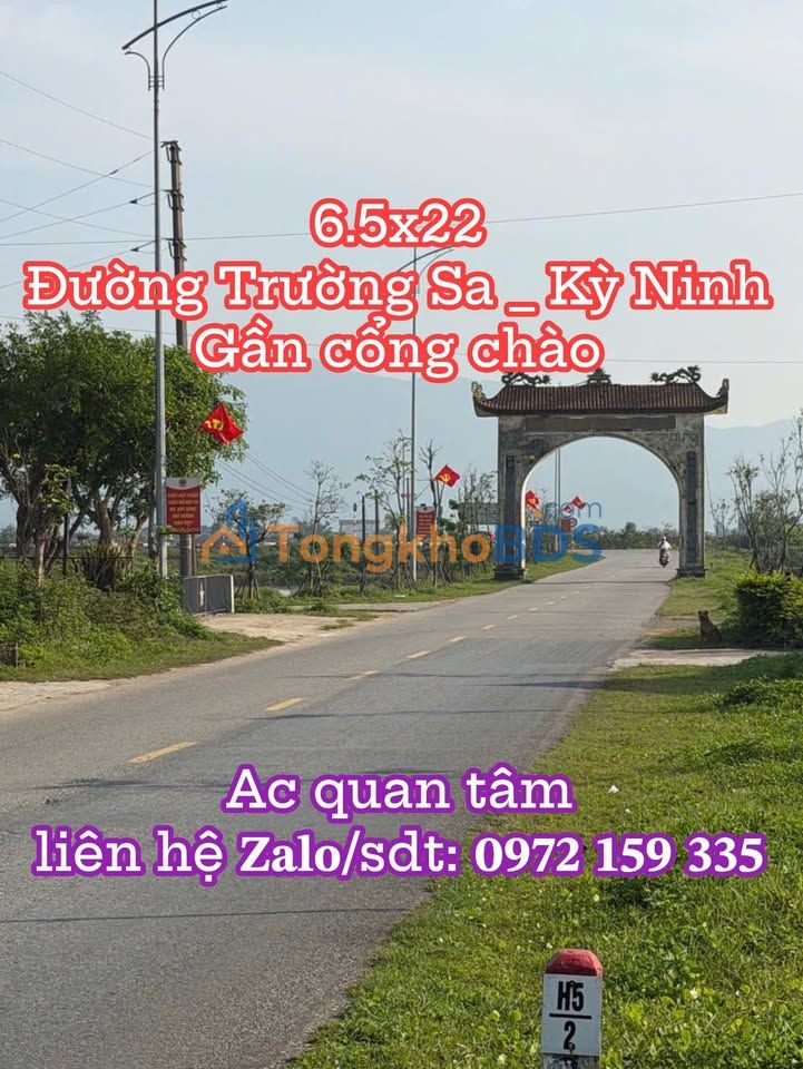 Đất nền 143m² Đường Trường Sa, Kỳ Ninh - Sổ hồng sẵn sàng giao dịch