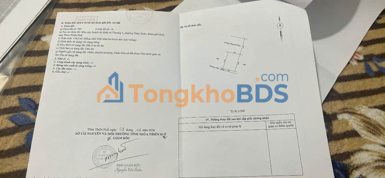 Nhà Mặt Tiền Phan Kế Bính, Huế - 138m² View Công Viên, Giá 2 Tỷ Tốt