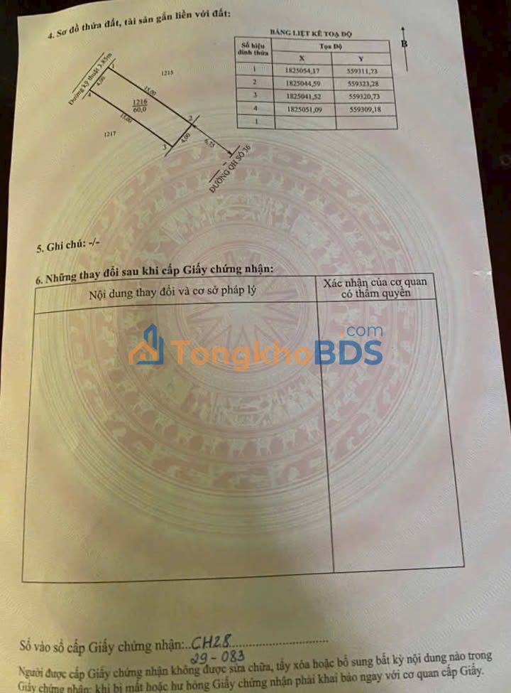 Bán Đất Hương Sơ, Huế 60m² - Đường 13.5m, Hướng Đông Nam, Giá 1.3 Tỷ