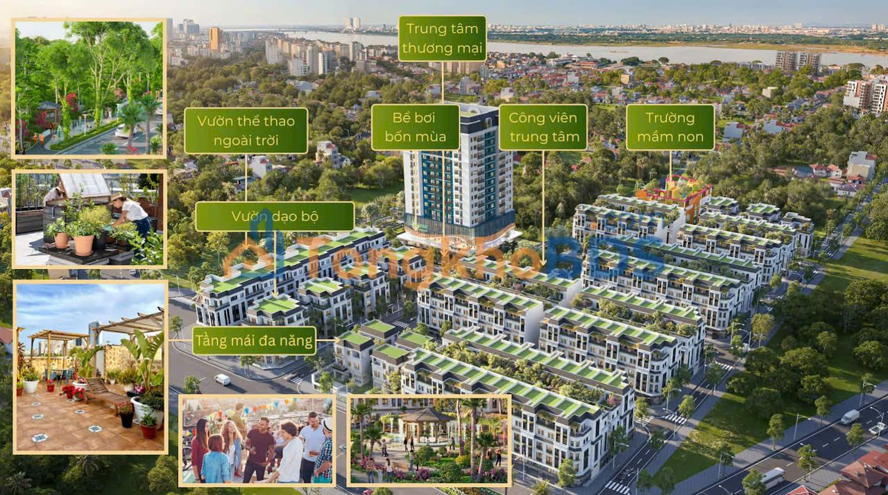 Townhouse Cổ Bi 88m² 14.8 tỷ - Mặt tiền kinh doanh