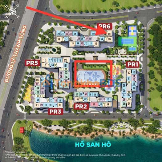 Căn hộ Vinhomes Ocean Park Q1 88m² 6,7 tỷ - View đẹp