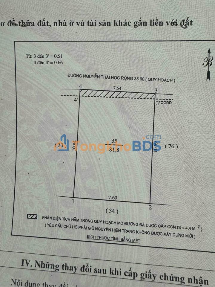 Đất Nguyễn Thái Học 81m² giá thỏa thuận - Sổ đỏ chính chủ