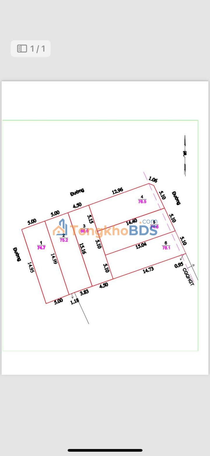 Đất Nghi Ân, Vinh - 68.6m² Sát Mặt Tiền 35m, Giá 2.2 Tỷ
