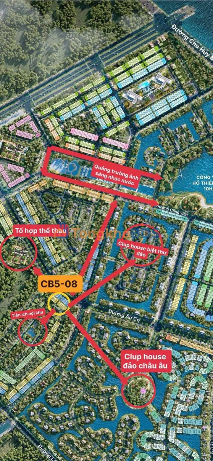 Nhà phố 99m² Đại lộ Âu Cơ, Vinh - Sổ hồng sẵn, ngân hàng hỗ trợ