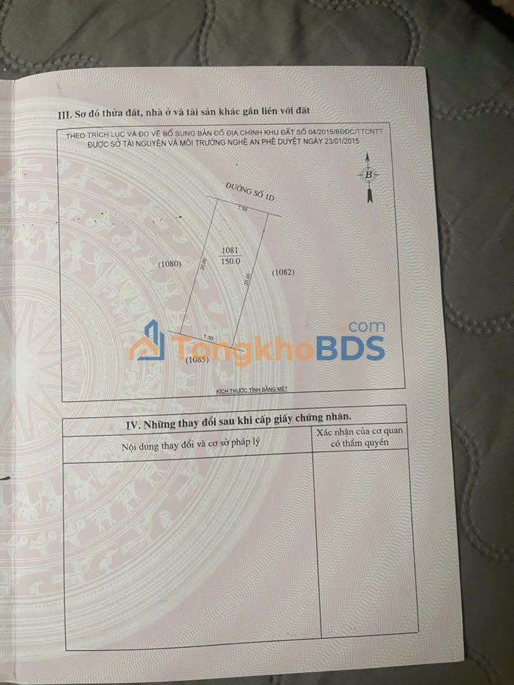 Đất Nền Hoàng Mai 150m² - Mặt Tiền Rộng 7.5m Đường 1D