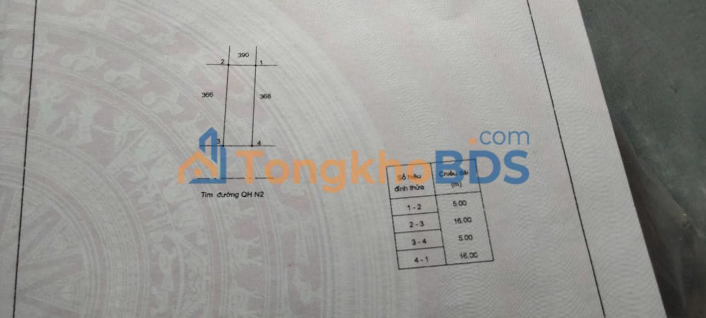 Đất nền 80m² mặt hồ kênh Ngang, Quy Nhơn - Giá 1.2 Tỷ