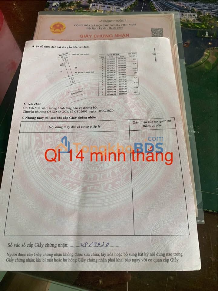 Mặt Tiền Quốc Lộ 14 Chơn Thành 422m² - Kinh Doanh Đa Ngành Nghề