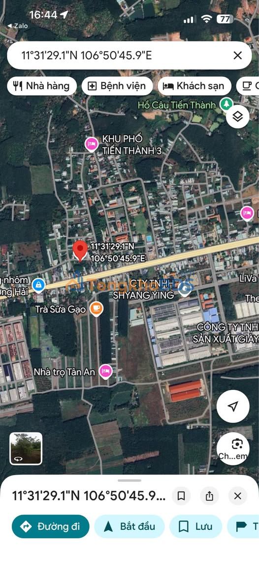 Bán Đất Nền Kp3 Lộc Ninh 576m² - Kinh Doanh Sinh Lời