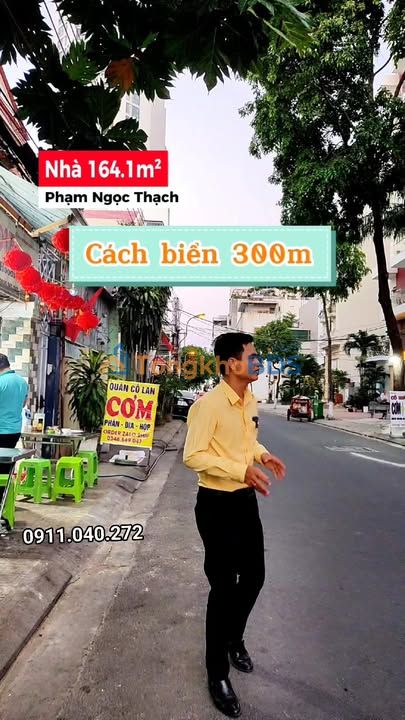Nhà 2 Mặt Tiền Phạm Ngọc Thạch, Nha Trang - 164m², 18.5 Tỷ, Cách Biển 250m