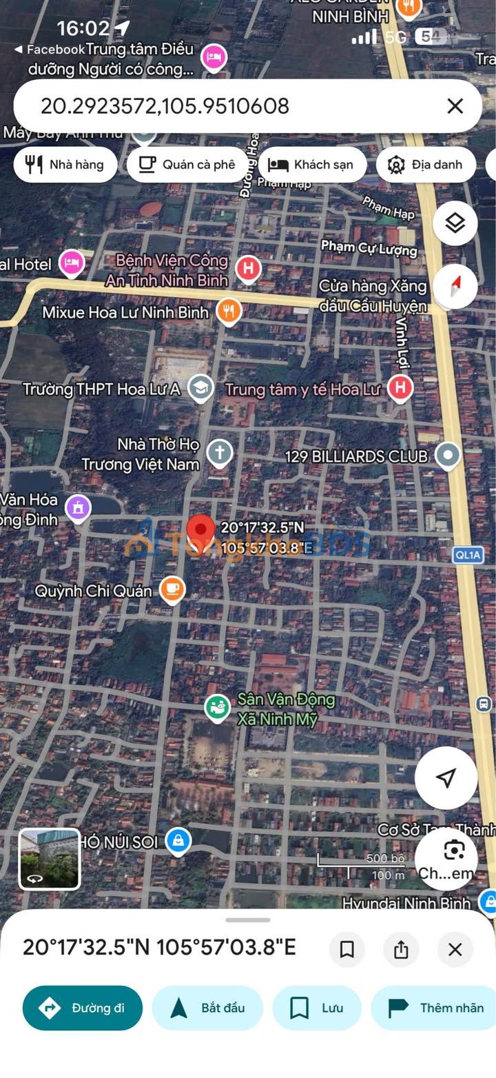 Đất Nền Ninh Mỹ, Hoa Lư 66m² - Hướng Đông, Sổ Đỏ Sẵn Sàng