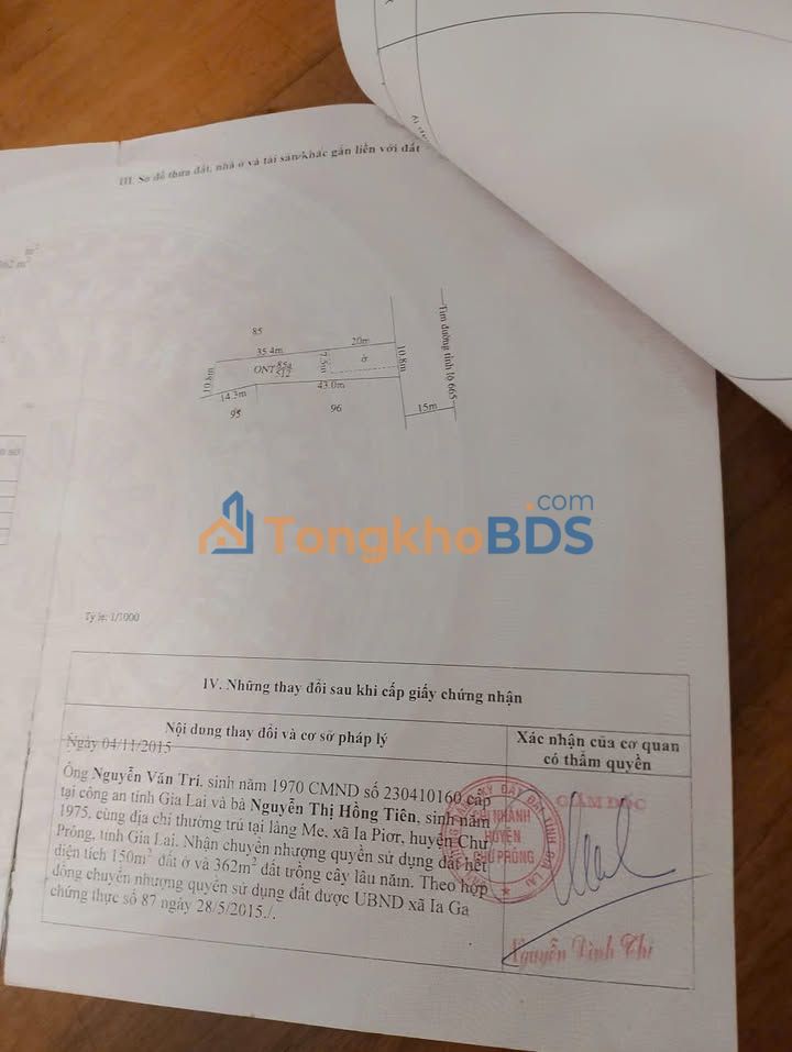 Đất Nền Mặt Tiền Tỉnh Lộ 665, Ia Pia, Chư Prông - 500m² Nở Hậu, Giá Tốt