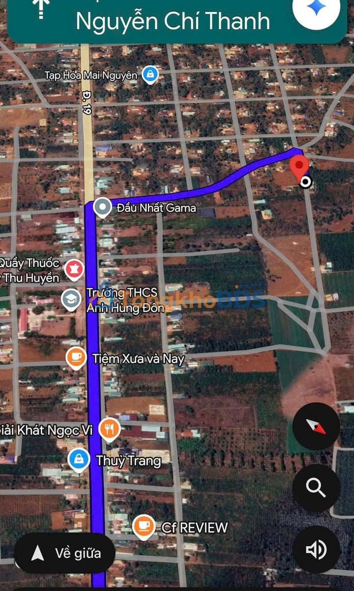 Đất thổ cư 100m² Xã Gào, Pleiku - Sổ đỏ sẵn sàng, đường betong ô tô