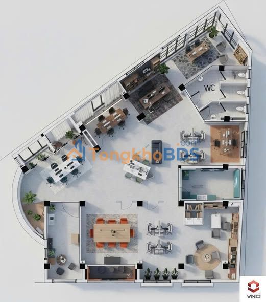 Văn phòng cho thuê Nguyễn Cư Trinh, Quận 1 - 20m² giá 12 triệu