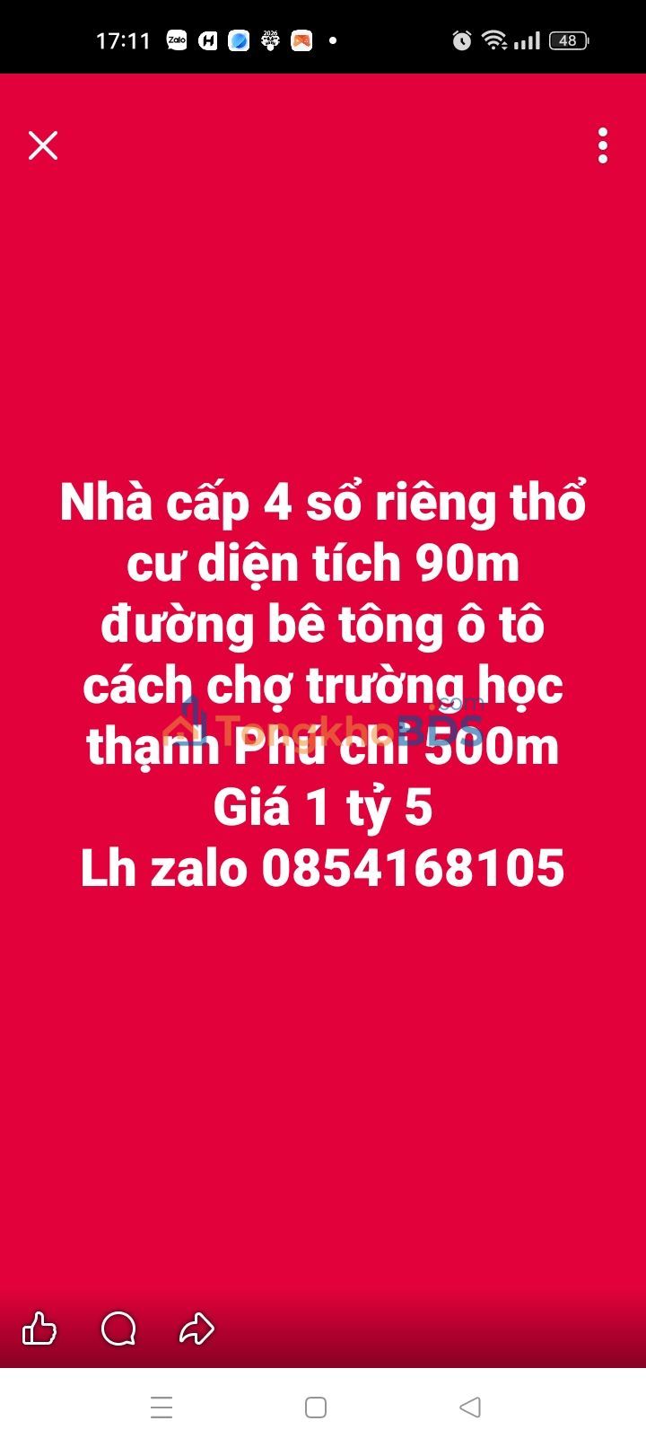 Nhà Thổ Cư 90m² Sổ Riêng - 1.5 Tỷ Tại Thạnh Phú, Quận 9