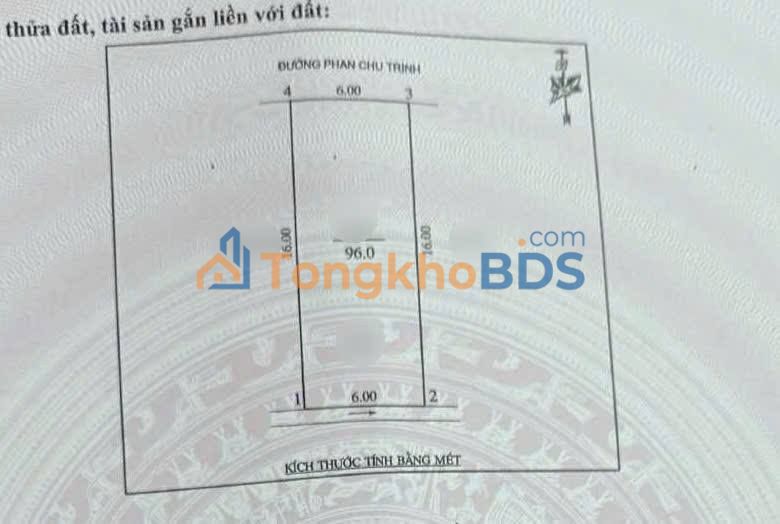 Đất kinh doanh Phan Chu Trinh 96m² 9 tỷ - Đường to ô tô