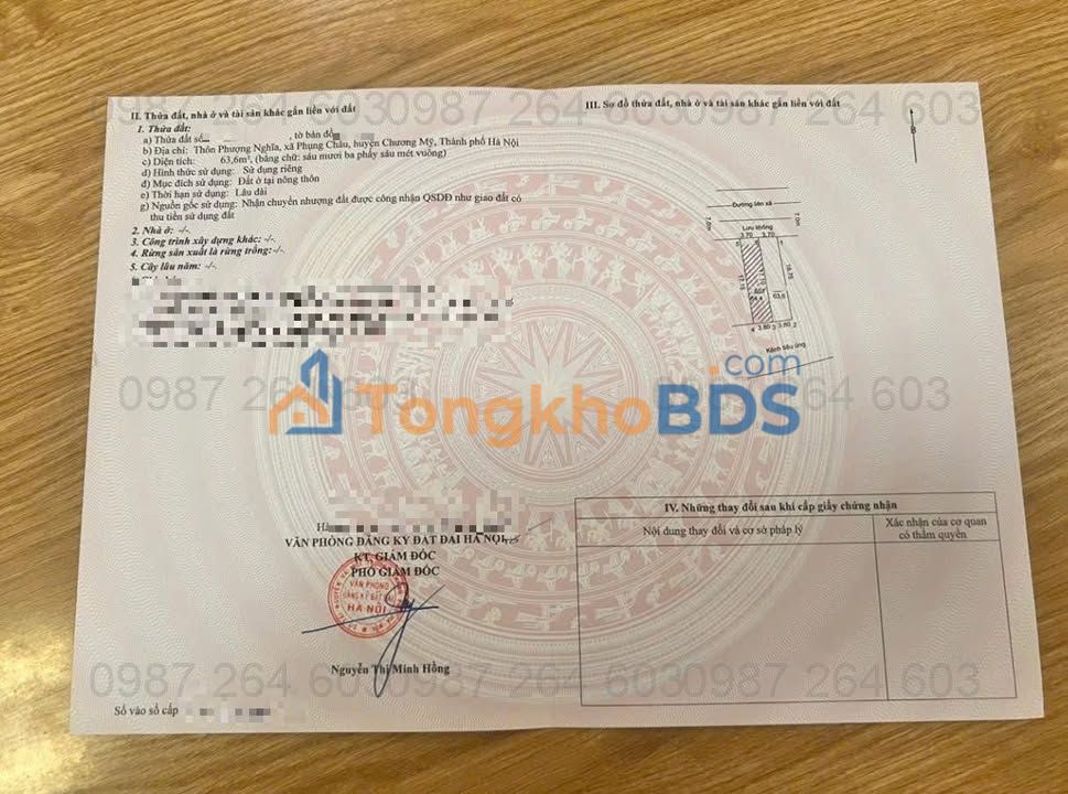 Mặt Tiền Kinh Doanh Liên Huyện Chương Mỹ 63.6m² - Giá 5 Tỷ