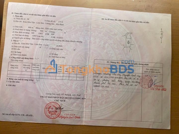 Đất nền Lương Sơn 900m² - View Panorama Đón Đầu Hạ Tầng