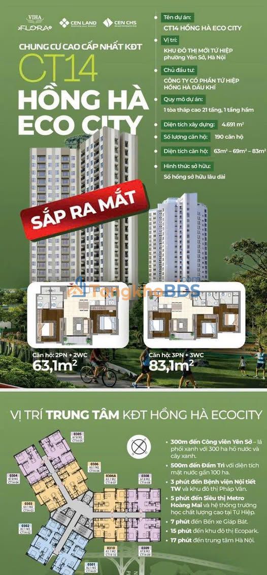 Chung cư Gamuda Gardens 82m² - Sổ hồng lâu dài, sở hữu ngay!