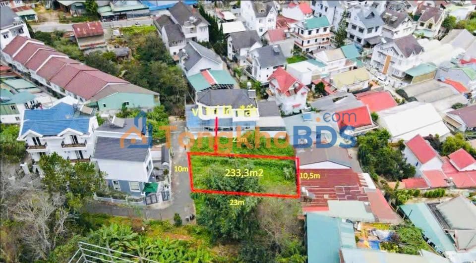 Đất Xây Dựng Hẻm Vạn Hạnh, Đà Lạt - 233m² - Giá Giảm Sốc 9.5 Tỷ