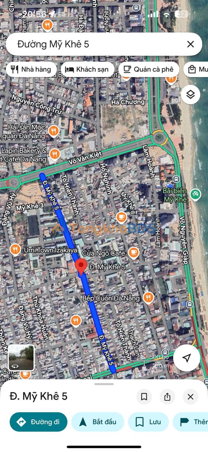 Đất Nền 2 Mặt Tiền Mỹ Khê 5, Sơn Trà - 99m² Gần Biển & TT Tài Chính