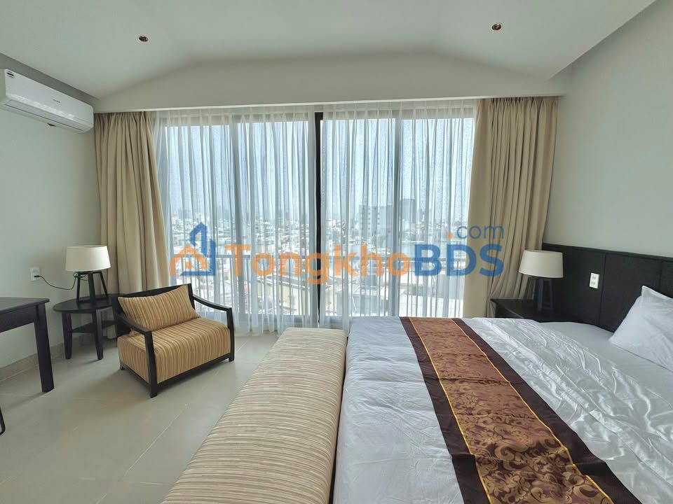 Cho thuê Căn hộ dịch vụ 50m² đường Trưng Nữ Vương, Đà Nẵng - Full nội thất, trung tâm