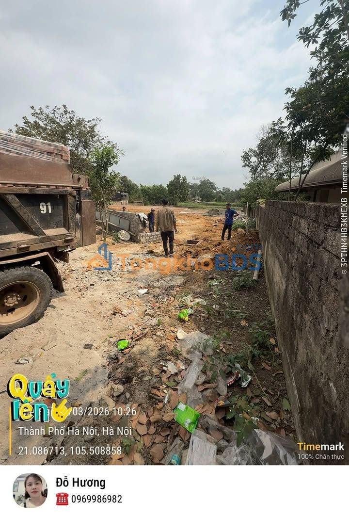 Đất nền Sơn Tây 100m² full thổ cư, giá chỉ từ 1.x tỷ - Sẵn sàng đầu tư