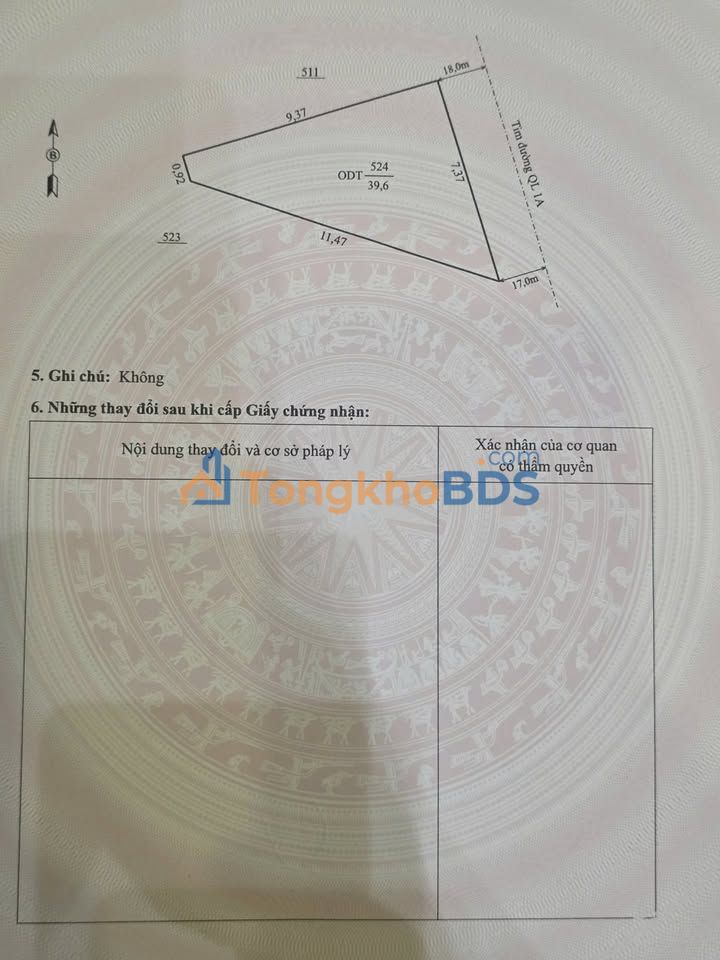Đất nền QL1A Hoằng Hóa 40m² 1,8 tỷ - Sổ đỏ chính chủ