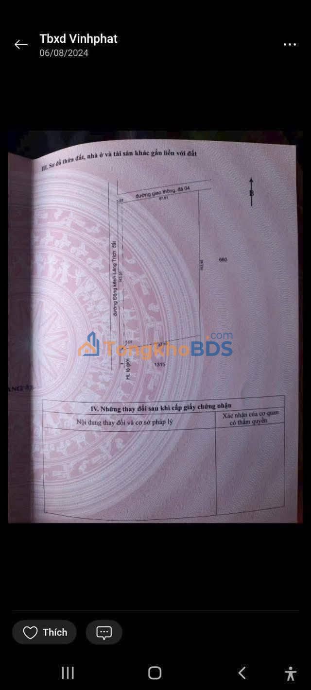 Đất nền Tân Hòa Thành Tân Phước 31.200m² giá 9,36 tỷ - Đường ô tô vào được