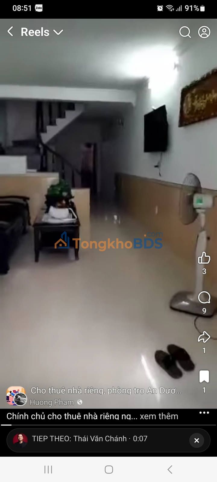 Cho Thuê Nhà 2 Tầng Ngõ Cái Tắt, HP - 80m², 4.5 Triệu/Tháng