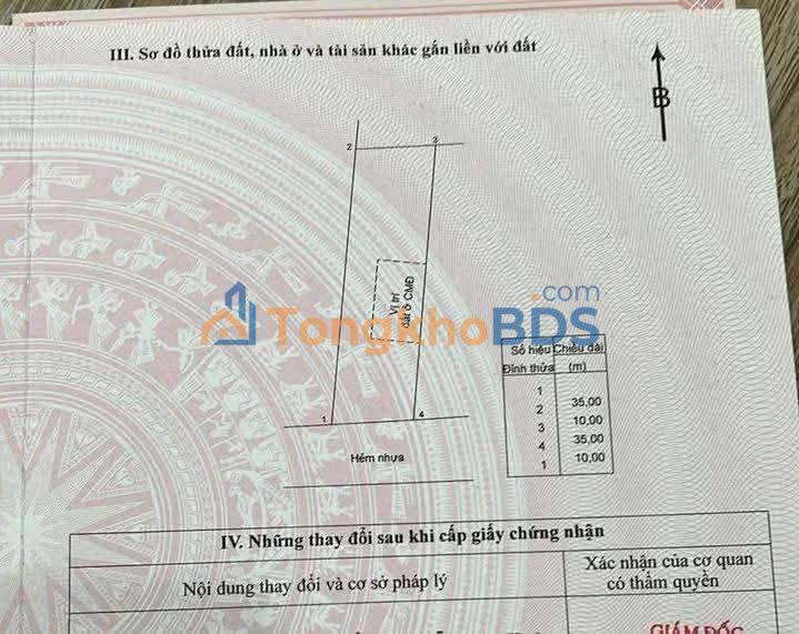 Đất nền Ngãi Giao 350m2 giá 2,25 tỷ - Đường to ô tô