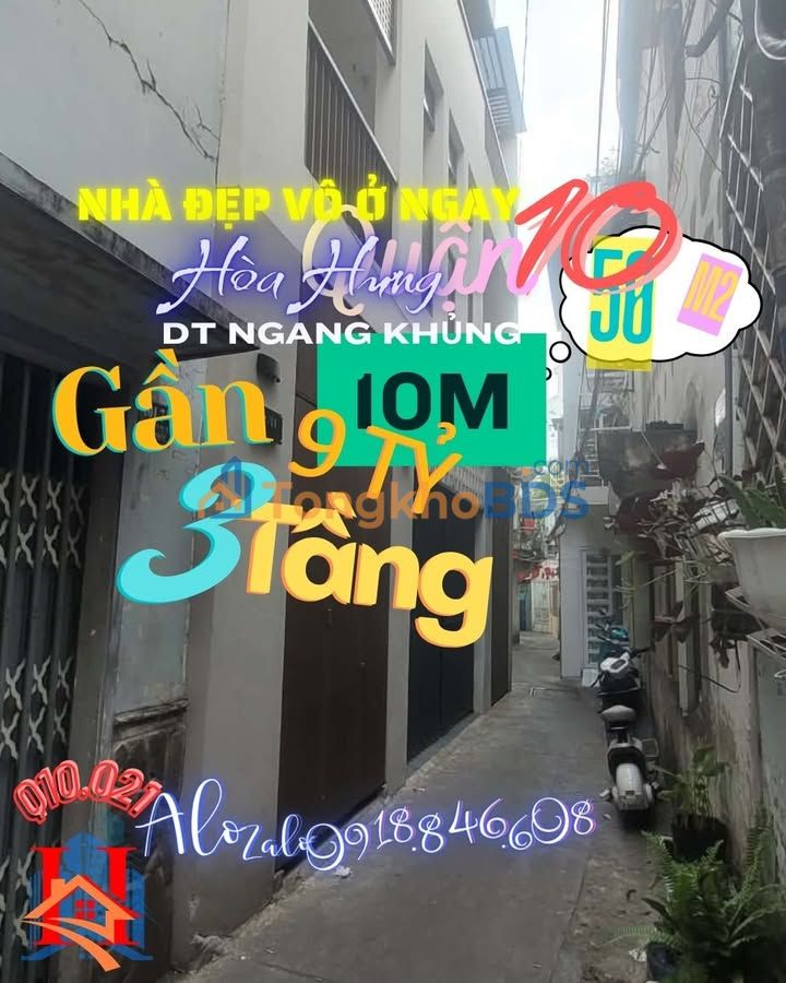 Nhà riêng Hòa Hưng Q10 50m² 9 tỷ - Chính chủ bán