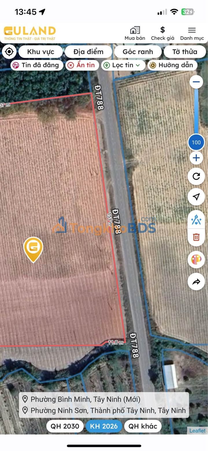 Đất nền Tân Biên 60.000m² 18.4 tỷ - Tiềm năng tăng giá