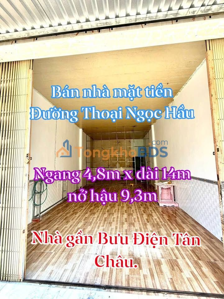 Nhà Mặt Tiền Thoại Ngọc Hầu, Tân Châu - Kinh Doanh Sầm Uất, 76.6m², 3 Tỷ