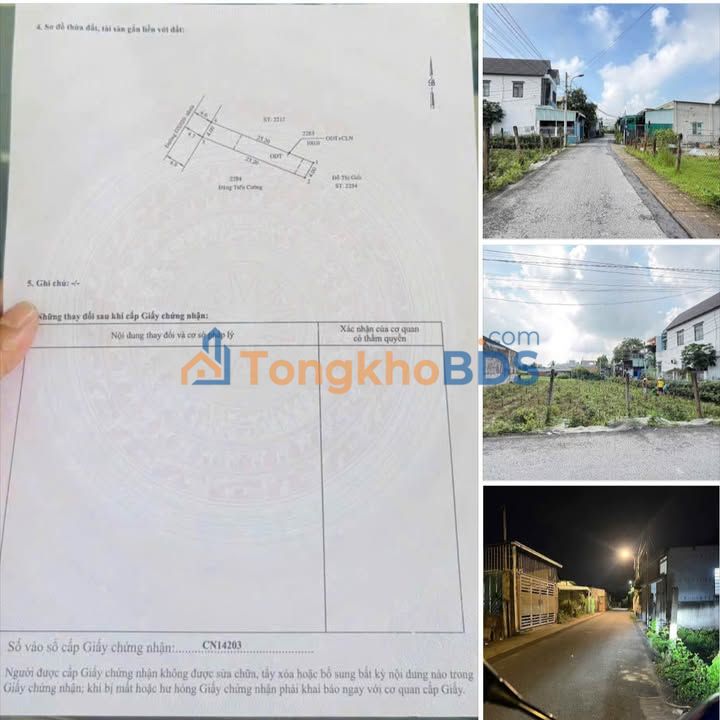 Đất nền Phú Mỹ - Bến Cát 100m² Mặt tiền Dx20 - 2.6 Tỷ