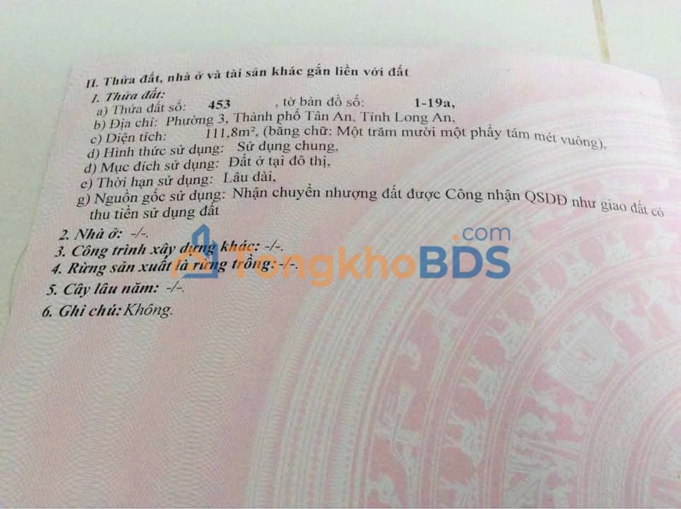 Bán Gấp Đất Vàng Phường 3, Q3 - 114m² - Giá 3.2 Tỷ - Sổ Đỏ