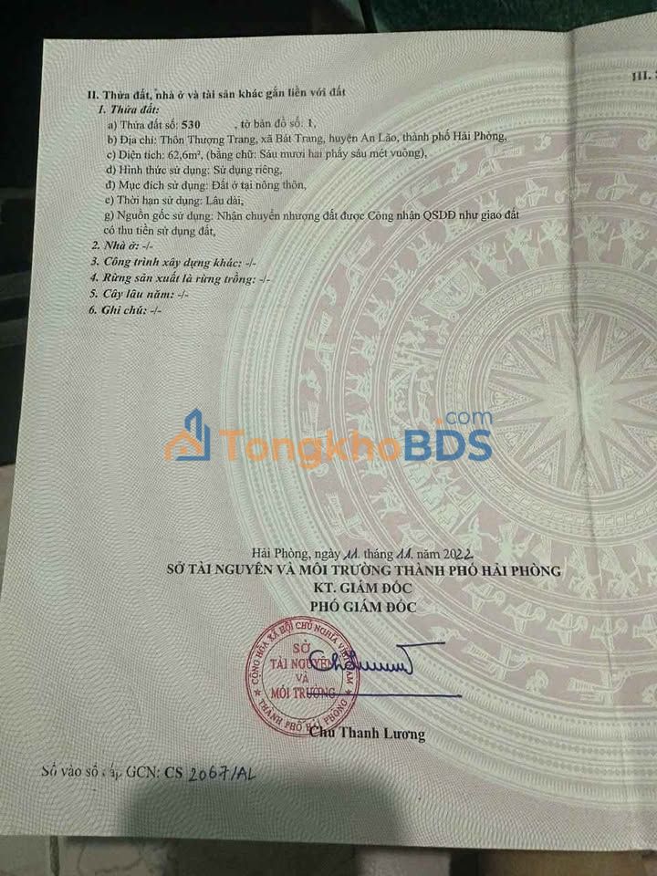 Đất nền Tràng Duệ 3 Hải An 63m² 9XX triệu - Sổ đỏ chính chủ