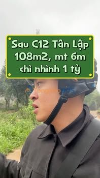 Đất nền Tân Lập, Bắc Kạn 108m² - Sổ hồng chính chủ, giá chỉ 1 tỷ!