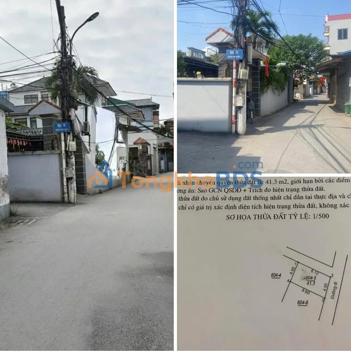 Đất nền Đức Thượng Hoài Đức 41,3m² 4 tỷ - Sổ đỏ chính chủ