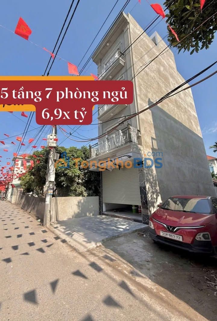 Bán nhà 5 tầng An Khánh 52m² - Ô tô đỗ cửa, ngõ thông - Giá tốt dưới 7 tỷ