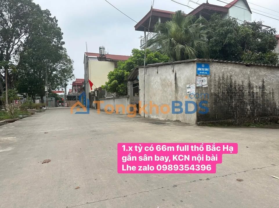 Đất Sóc Sơn 66m² - Đường Thông Ô Tô Đỗ Cửa, Gần KCN Nội Bài