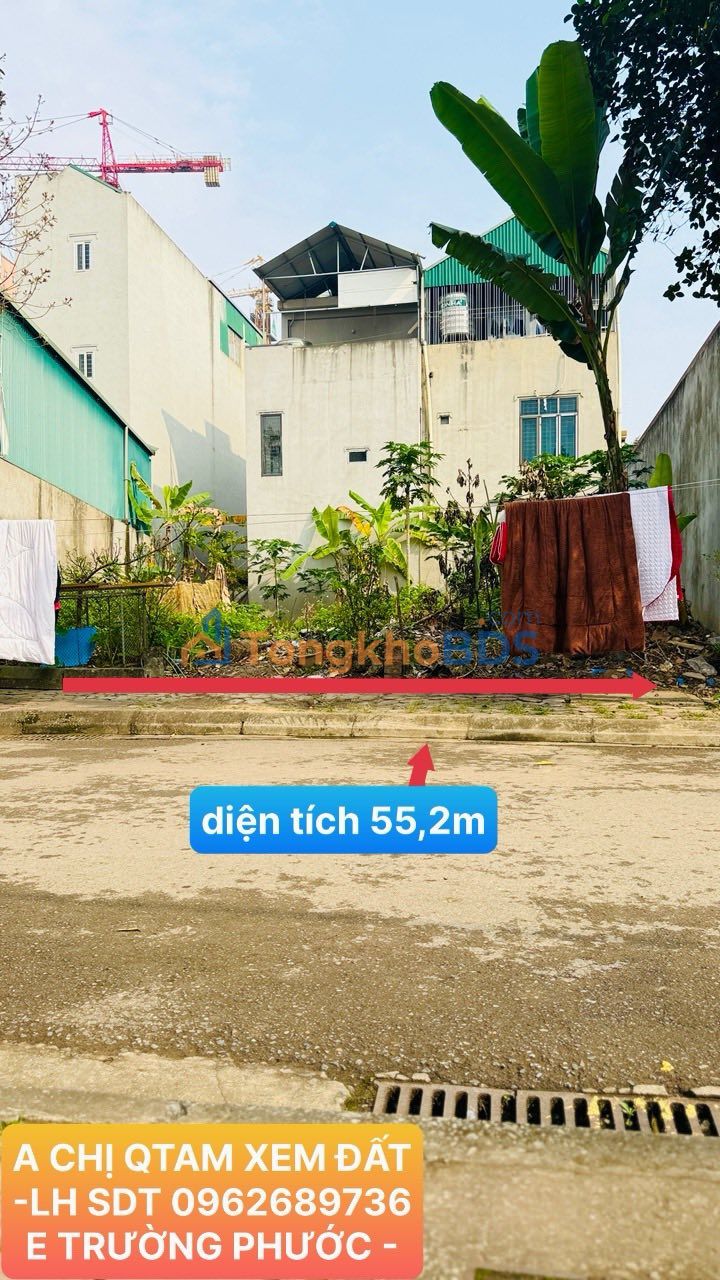 Đất Nền Tái Định Cư Bắc Phú Cát 55m² - Mặt Tiền Kinh Doanh Sầm Uất