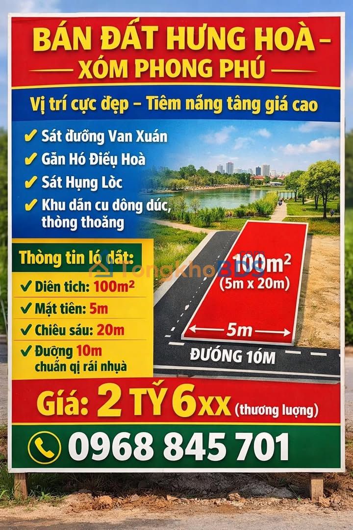 Bán Đất Vạn Xuân Trà Vinh 100m² - Sổ Đỏ Sẵn Sàng, Tiềm Năng Sinh Lời Cao