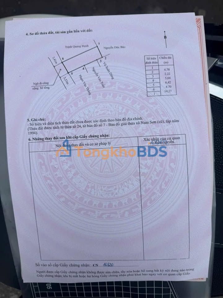 Đất nền Nam Sơn, An Dương 66m² 2.3 tỷ – Giá đầu tư tốt