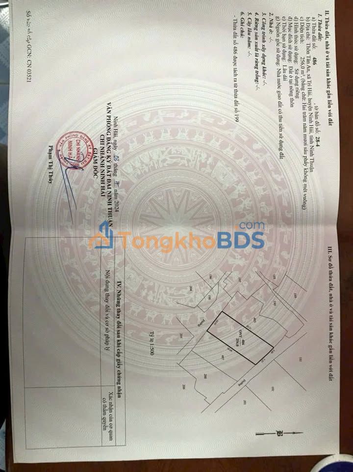 Đất Nền Biển Diên Khánh 256m² - Sổ Hồng Full Thổ Cư - Giá 2.05 Tỷ