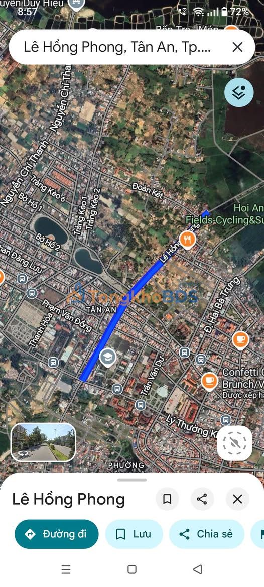 Đất MT Lê Hồng Phong, Hội An 290m² - Cơ hội đầu tư sinh lời