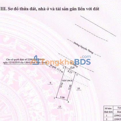 Bán Đất MT Nguyễn Thông Phan Thiết 98m² - Hơn 2 Tỷ, Sổ Hồng