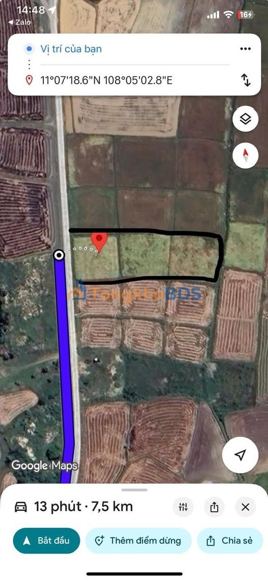 Bán Đất Mặt Tiền Bê Tông Hàm Phú, Bình Thuận - 720m² Sổ Hồng