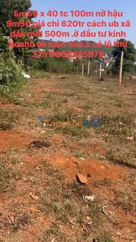 Đất Nền Krông Nô 400m² - Nở Hậu, Mặt Tiền Đường Lớn, Giá 620 Triệu