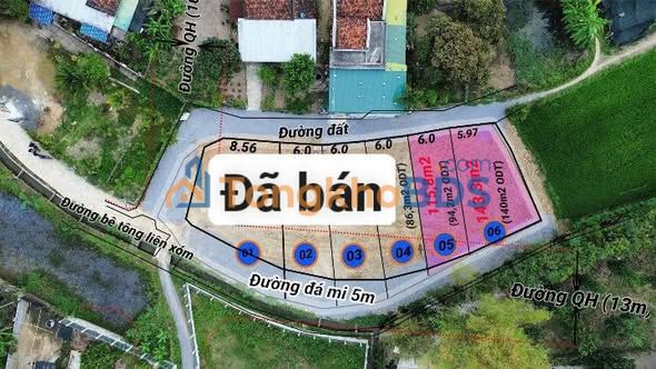 Đất nền Ninh Hòa 84m² - 2 Mặt Tiền, Sổ Đỏ Đô Thị, Giá 650 Triệu